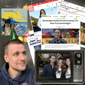 Christina Rann kommentiert Bundesliga-Konferenz, Tobi Schlegl Podcast Jakob, Mama und ich, ZDF Aspekte 60 Jahre